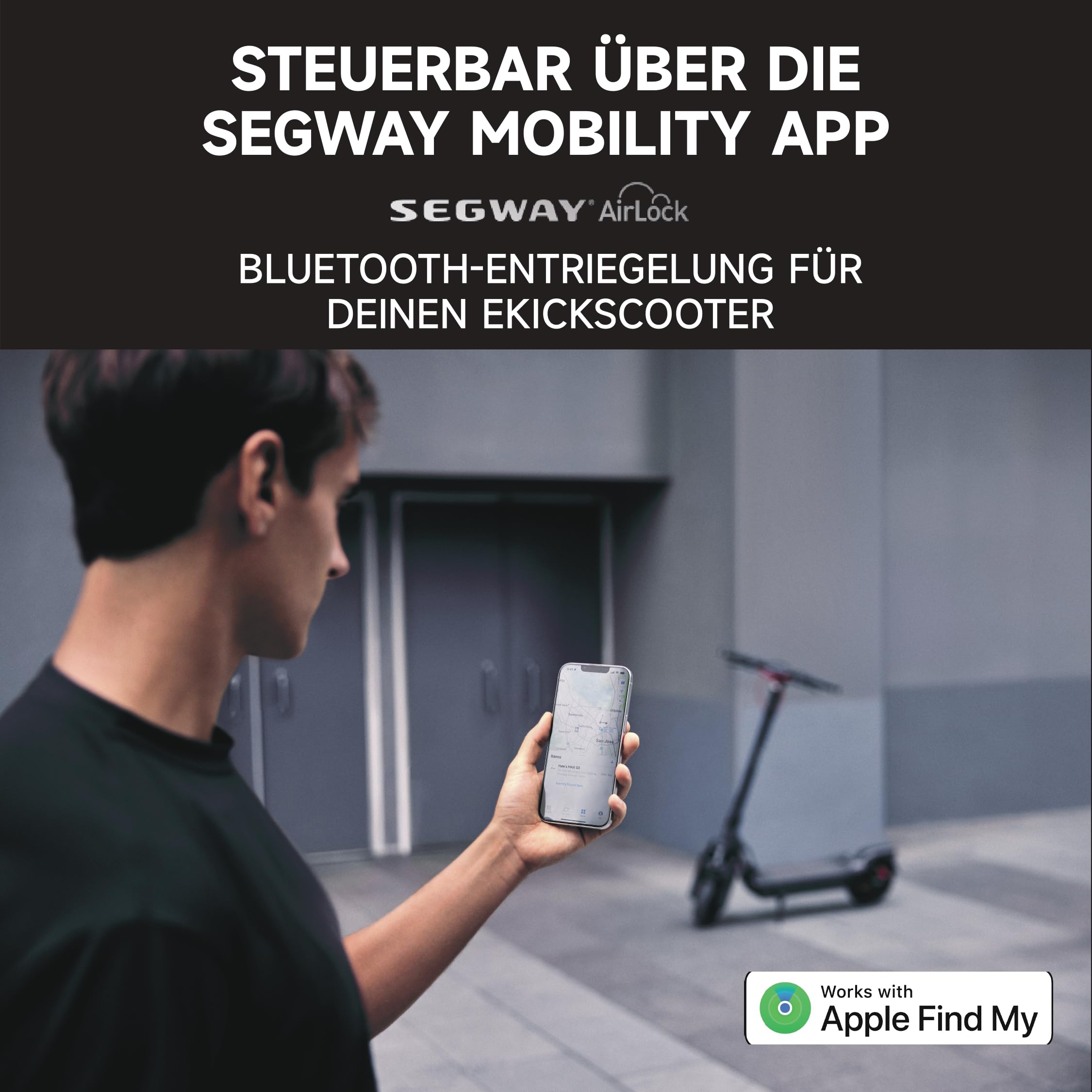 Segway-Ninebot MAX G3 D, E-Scooter mit Deutscher Straßenzulassung, 80 km Eco Modus Reichweite, 75km im Sport Modus, doppelte hydraulische Federung, 130 kg Tragkraft, Smart Display, 3,5 h Ladezeit
