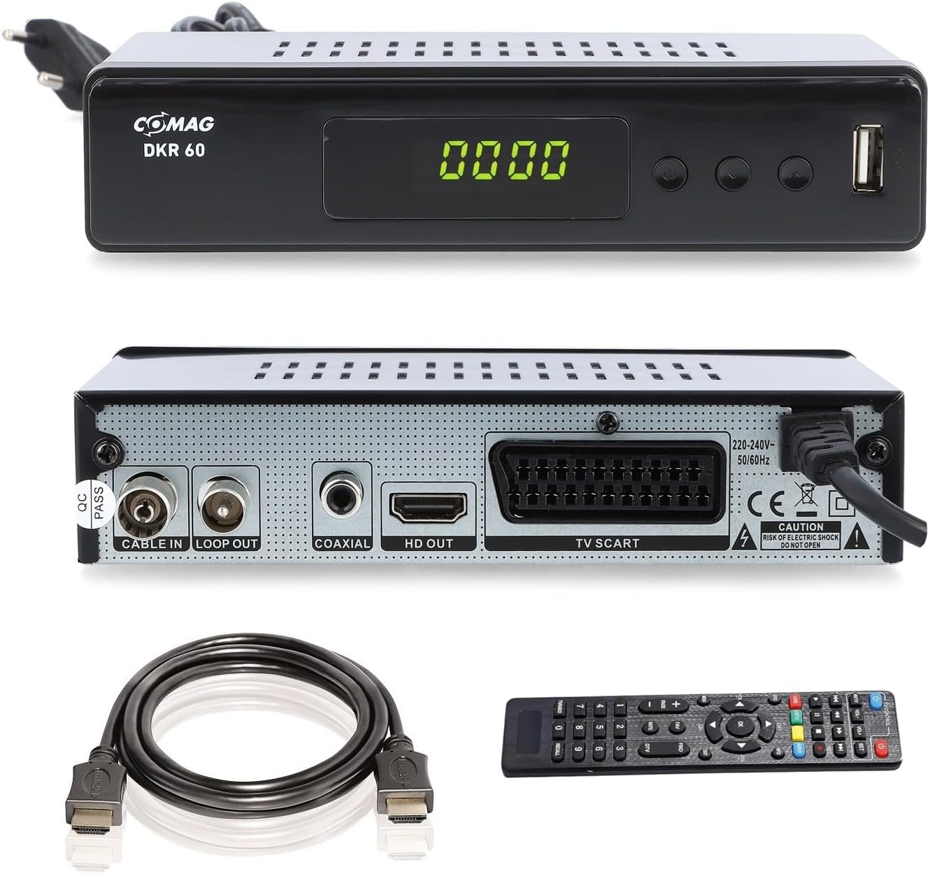 Dvb C Receiver Mit 2 Scart Anschlüssen TechniSat HD-C 232 - HD-Receiver für digitales Kabelfernsehen (HDTV