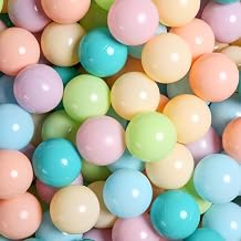 كرات GOGOSO Ball Pit للأطفال الصغار خالية من الفثالات وخالية من مادة BPA وغير سامة ومقاومة للسحق،كرات لعب بلاستيكية ناعمة على شكل خيمة للأطفال الصغار، حمام سباحة، بيت لعب، ديكور للحفلات، أخضر، أزرق، وردي، أرجواني، بيج، 100 قطعة