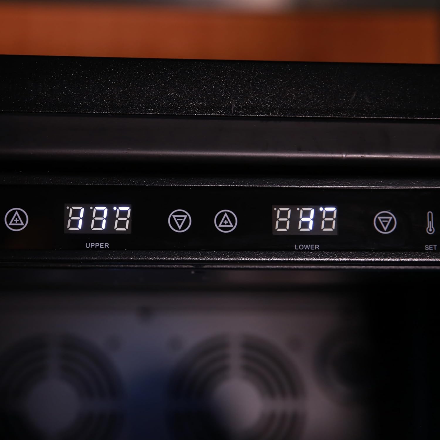 Avanti Wine Cooler ELITE Series, 108-Bottle Capacity with 2-Drawer Beverage Refrigerator, Dual-Zone Cooling, Double-Pane Glass Door, LED Display, and Wooden Shelves, 24-Inch, Stainless Steel