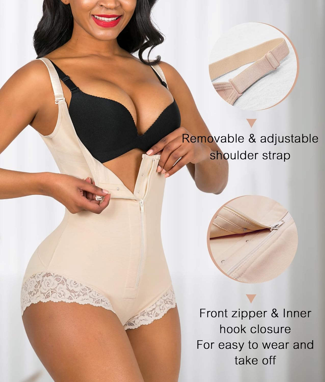 Fajas Reductoras Mujer Body Reductor Colombianas Shapewear M — foto 4