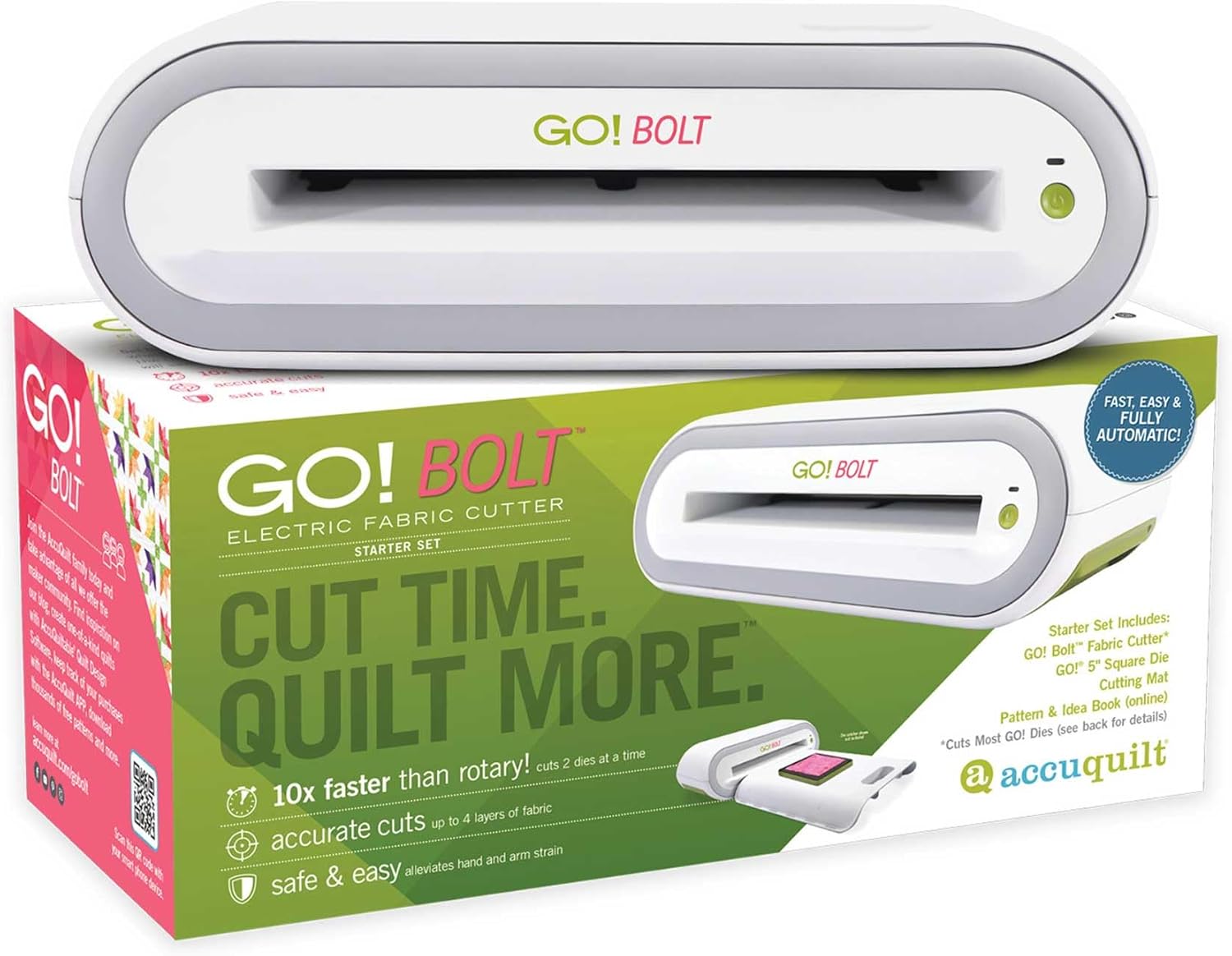 Accuquilt GO! Bolt™ Electric Fabric Cutter Starter Set