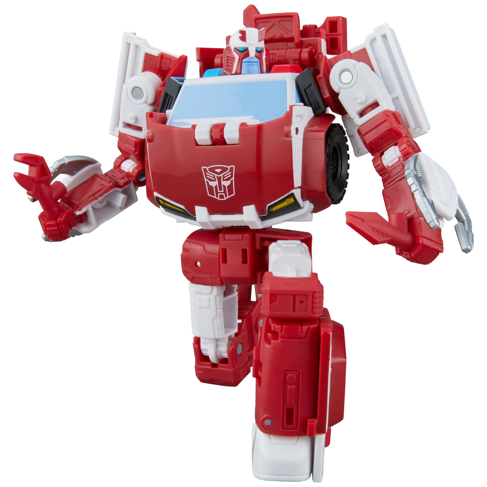 Autobot Ratchet z kolekcji Transformers: Age of the Primes, 14,5-centymetrowa przekształcająca się figurka klasy Deluxe, zabawkowe roboty dla dzieci w wieku od 8 lat