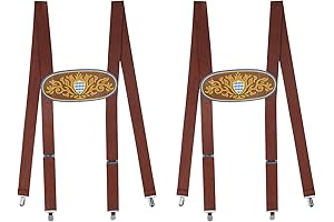 Bavarian Style Suspenders for Traditional and Festive Occasions