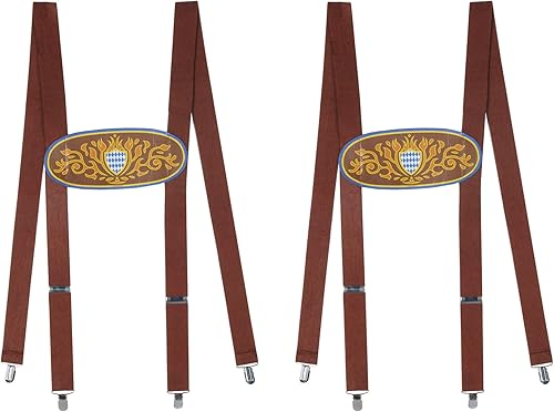 Beistle Bavarian Suspenders, Set of 2 Accessoire de Costume pour la fête de la b