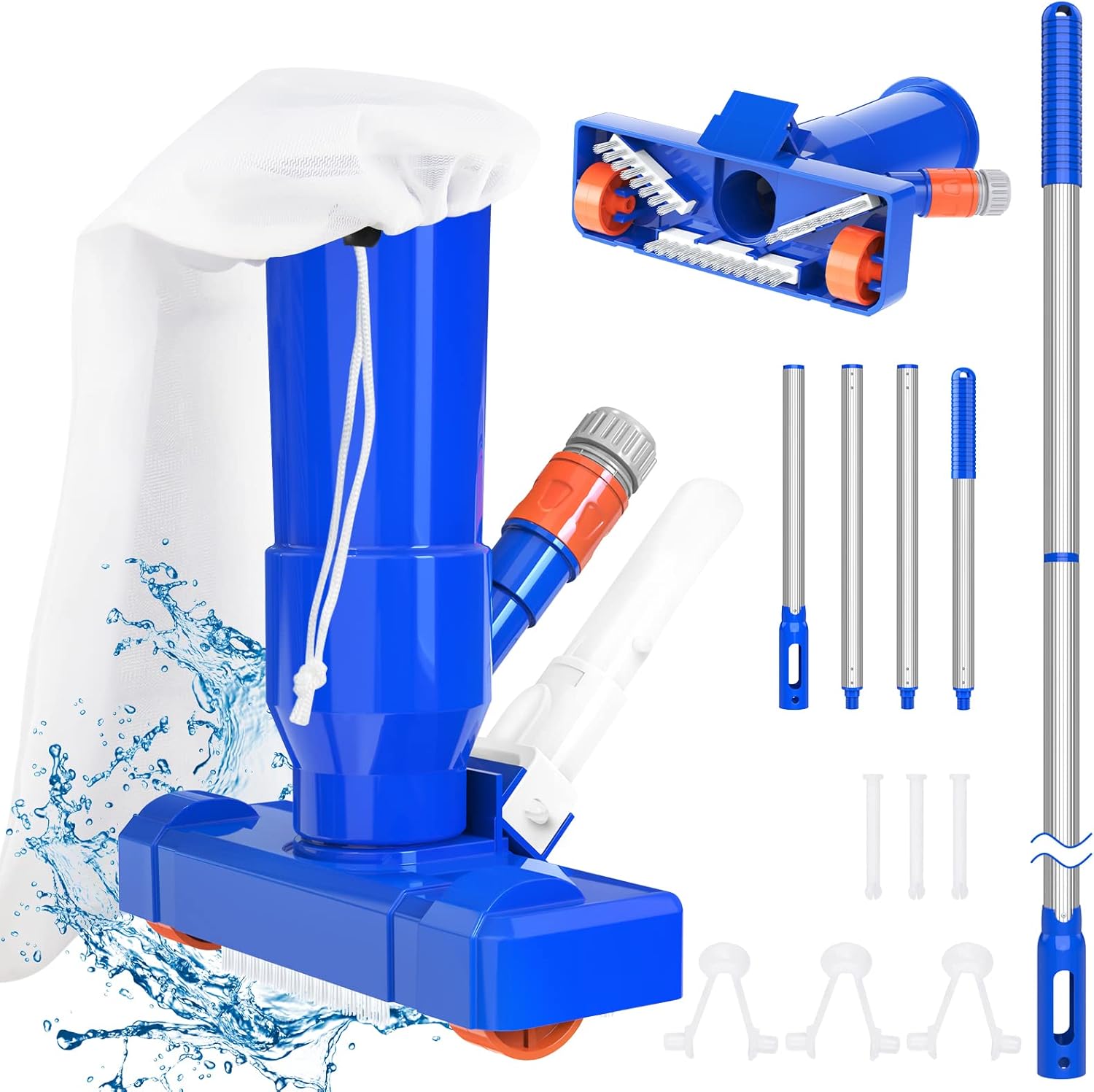 SUnion Portable Pool Vacuum for above ground,2023 Upgrade Handheld