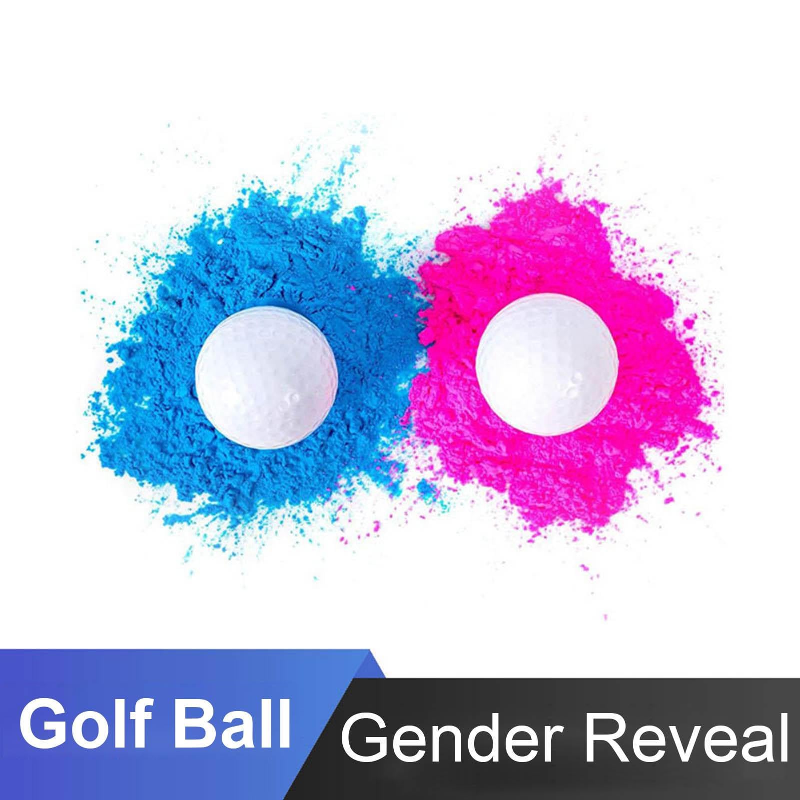JINGLING Golf Exploding Balls Fiesta Juegos con Polvo Color Azul Rosa