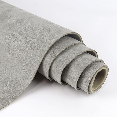 Miniatura 8 de Tela de gamuza para el techo del automóvil con respaldo de espuma de 19 pulgadas (0.118in), suave y duradera para techo de automóvil, asiento de