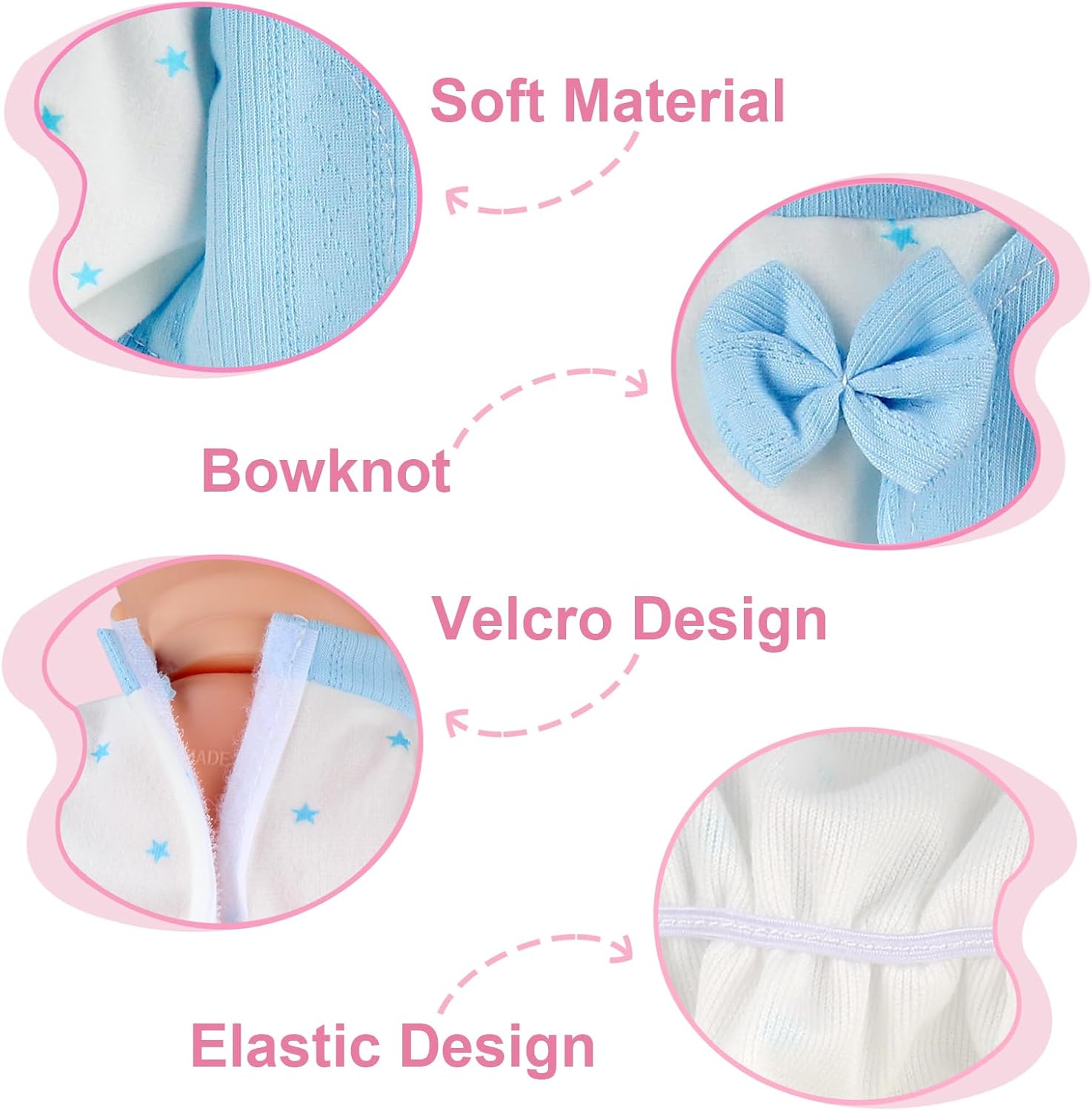 AIive Baby Doll Clothes Accessories-10 Sets for 11-12-13 Inch Doll, Clothes Dress Newborn Reborn Baby Doll Costumes Outfits, Children Toy Birthday for Kids (for 11-13'' Doll)