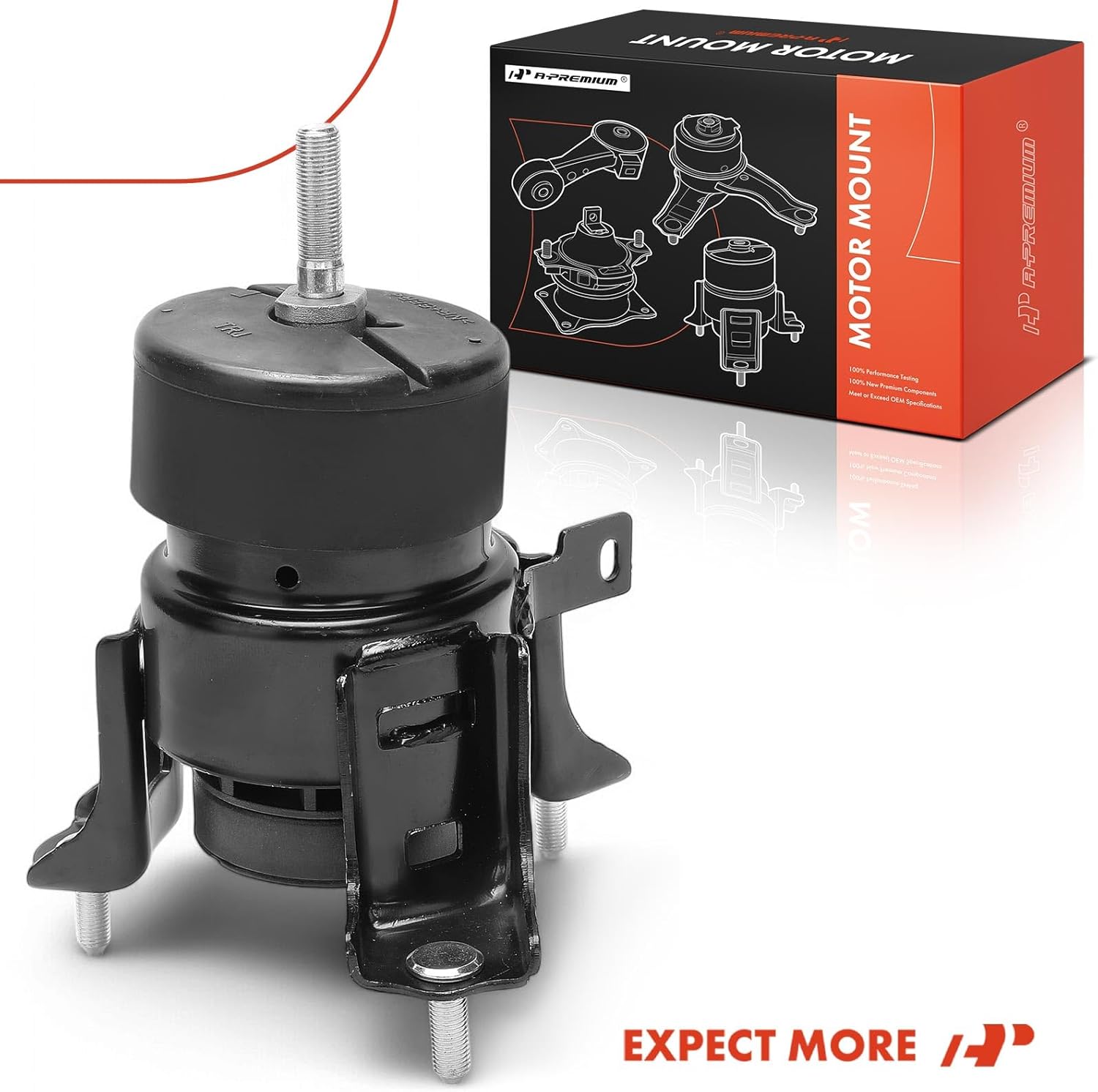 A-Premium Front Engine Motor Mount Compatible with Toyota Camry 2007-2011, Venza 2009-2016, 2.4L 2.5L 2.7L