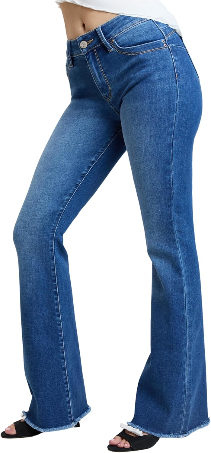 YMI Women´s Wannabettabutt High Rise Super Flare Denim Jeans