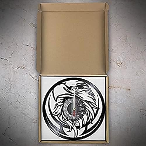 Miniatura 3 de Reloj de pared vintage, reloj de pared con bandera patriótica de águila americana, arte de pared, silencioso, reloj de pared con cabeza de águila,