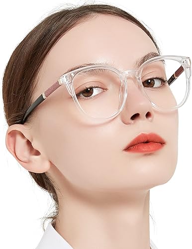 MARE AZZURO Anteojos de lectura grandes y brillantes para mujer, a la moda, redondos, para lectores 0 100 125 150 175 200 225 250 275 300 350 400