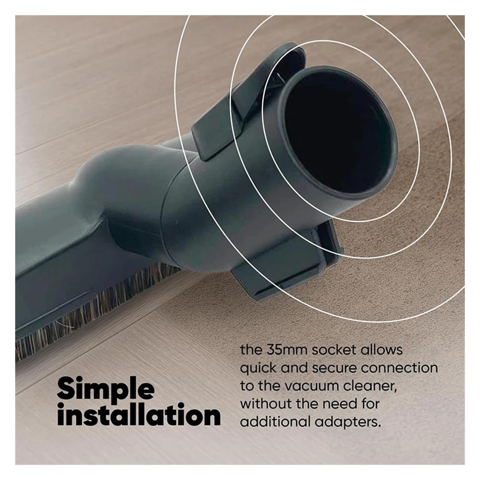 A09G-Cepillo for Aspiradora, Cepillo for Parquet, Compatible Con Miele, Comfort XL - S381, S 347 I - S347I, Cabezal Limpiador