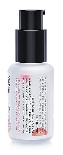 Miniatura 2 de Cuidado de la piel con vitamina C, de suero con ácido hialurónico humectante y extractos de té blanco y verde, de 1 onza, Blanco