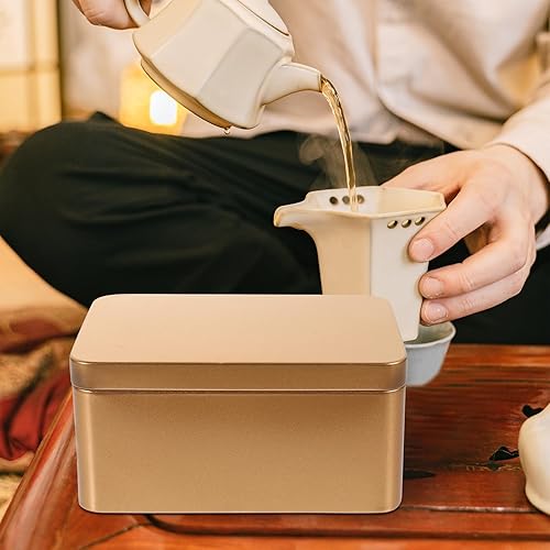 Miniatura 8 de NUOBESTY Caja Tarjetas de regalo Regalos de comida a granel Mini tarro Caramelo Japonés Bolsas de té a granel Latas de cocina con tapas Latas de