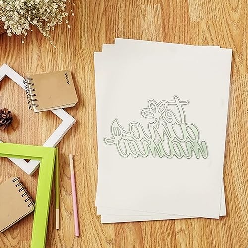 Miniatura 3 de BUZHI Love Mama Palabra Española Troqueles de corte de metal Plantilla de estampado de palabras para DIY Scrapbooking álbum de fotos Papel decorativo