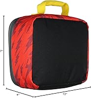 Vista 6 de Bioworld DC Comics The Flash Character Lightning Bolt Logo Lonchera aislada bolsa de 12 pulgadas