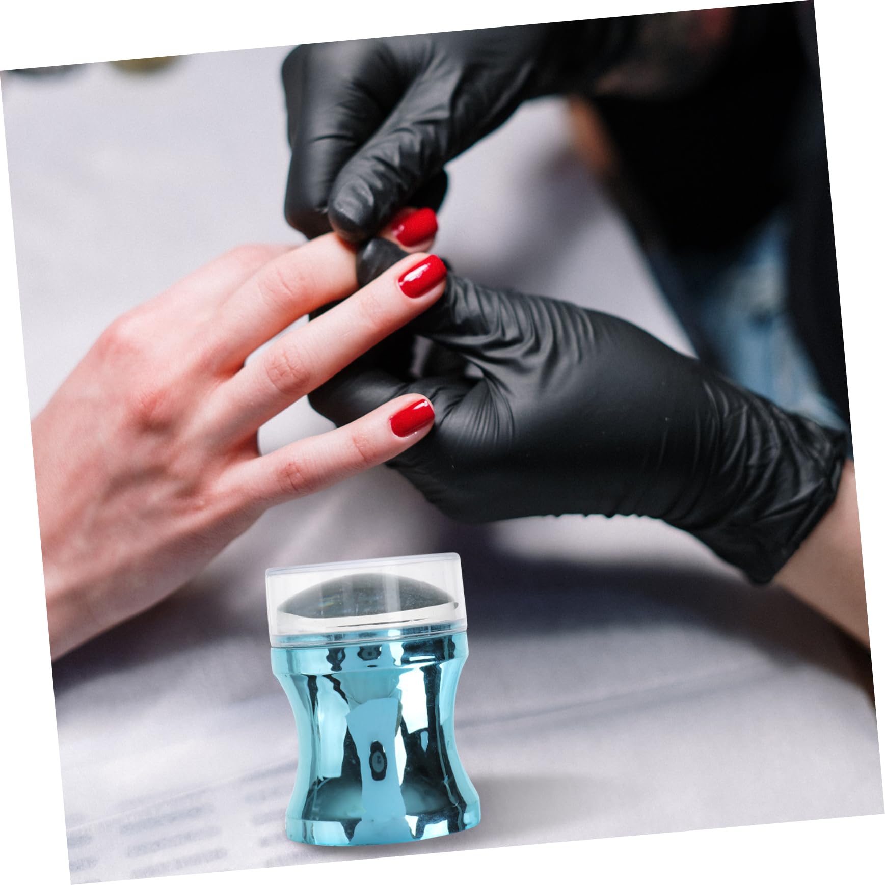minkissy Set Di 4 Strumenti Per Nail Art 2 Timbri E 4 Raschietti Set Di Decorazioni Per Nail Art Per Donne E Ragazze