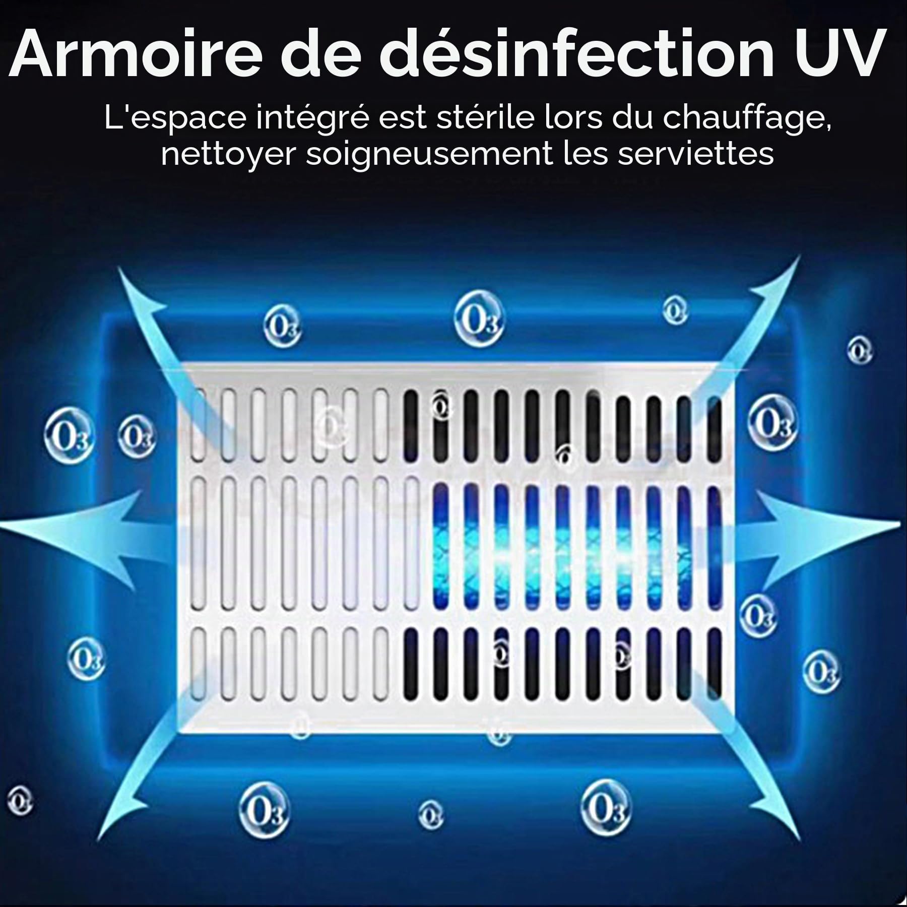Chauffe-Serviettes, Professionnel Sèche-Serviettes 176 °F, 5L Vitesse de Chauffage extrêmement Rapide jusqu'à 360 °C, Stérilisateur Chauffe Serviette Esthetique Spa de Grande Capacité