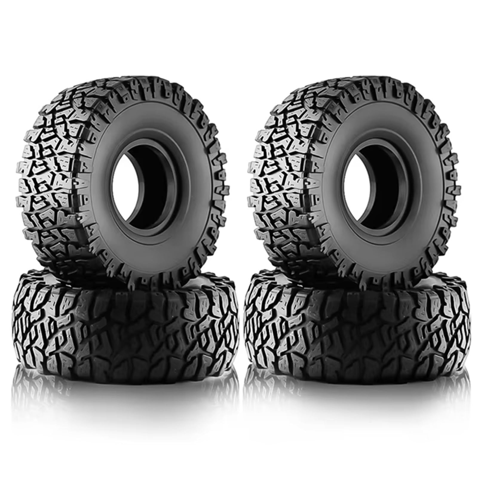 Compatibile Con Traxxas Per TRX4 D90 Per Axial Per SCX10 90046 II III Per Redcat 1/10 RC Crawler Car 120mm 1.9 Pollici Pneumatico In Gomma Ruota Pneumatico RC Ruote Gomma