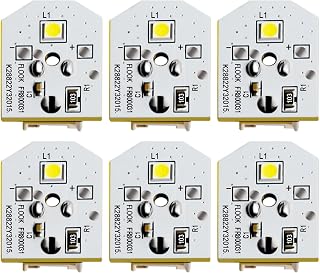 New Upgraded WR55X11132 WR55X25754 LED Light Bulb for GE Refrigerator Replace Model WR55X30602 WR55x26486 EAP12172918 4590213 AP6261806,Energy Saving and Easy to Install Fridge Light Bulb(6PCS)