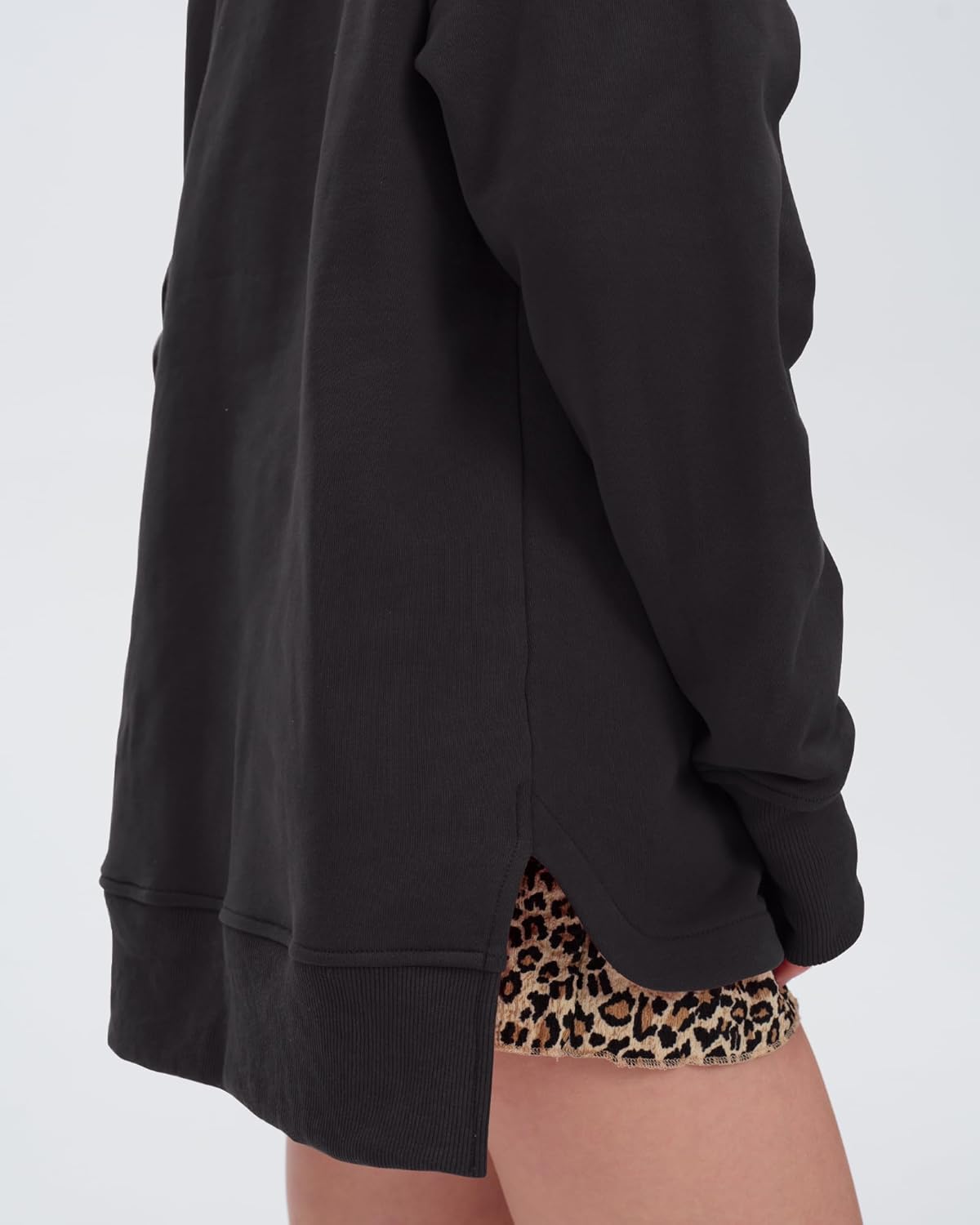 Locachy Womens Casual Oversized Sweatshirt Long Sleeve Button Henley Neck Pullover Tops Fashion Outfits Clothes - Image 6