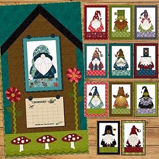 The Whole Country Caboodle Gnome for The Holidays Calendar Quilt Precut Pack Pattern - Buy now