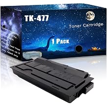 TK-477 Compatible Toner Cartridge Replacement for Kyocera High Yield Compatible FS-6525MFP FS-6530MFP TASKalfa 255 305 Printers, Meet Printing Needs 1 Pack Black