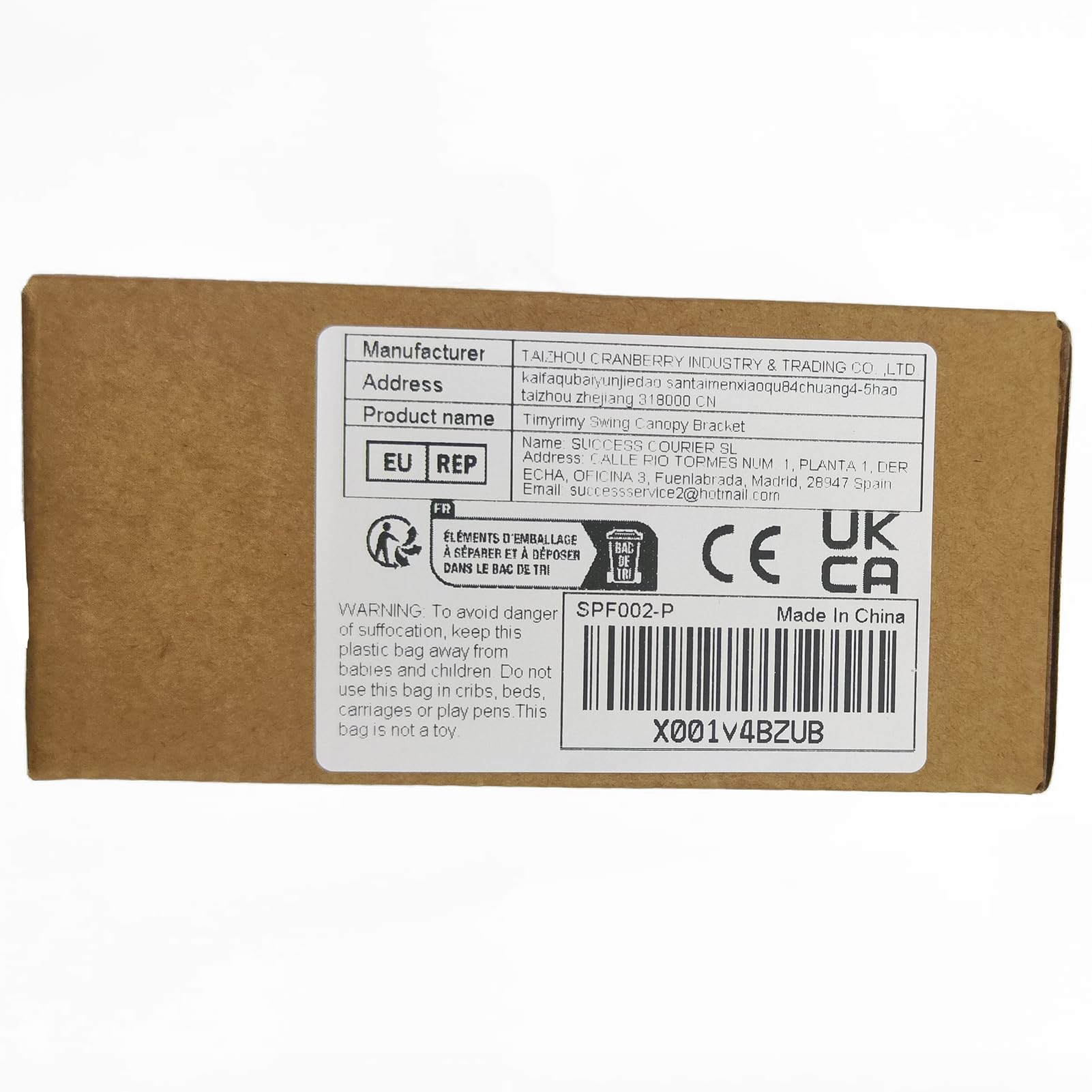 Raccordi per altalena da giardino in plastica (SPF002-P), per il fissaggio del telaio del baldacchino al telaio dell'altalena (2,5,1 cm)