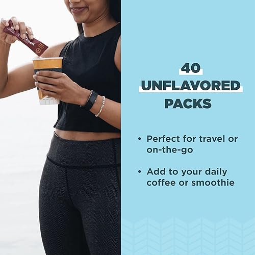 Miniatura 6 de Ancient Nutrition Proteína en polvo multicolágeno, sin sabor, 45 porciones + paquetes de proteína de colágeno múltiple, sin sabor, 40 paquetes