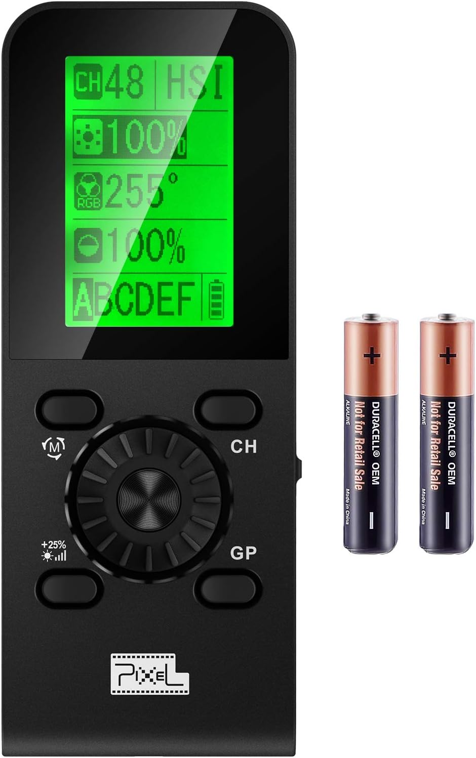 Pixel LC8 Wireless Remote Controller for K80 RGB Video Light and P45 RGB LED Photography Light