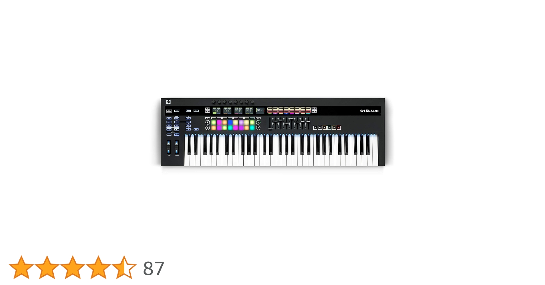 Amazon | novation 61SL MkIII 8トラックシーケンサー搭載 MIDI