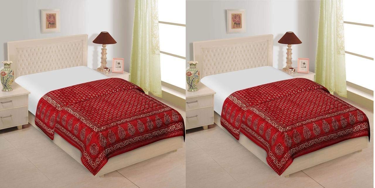 Buy Cloud Mart Jaipuri Printed Single Bed QuiltAC