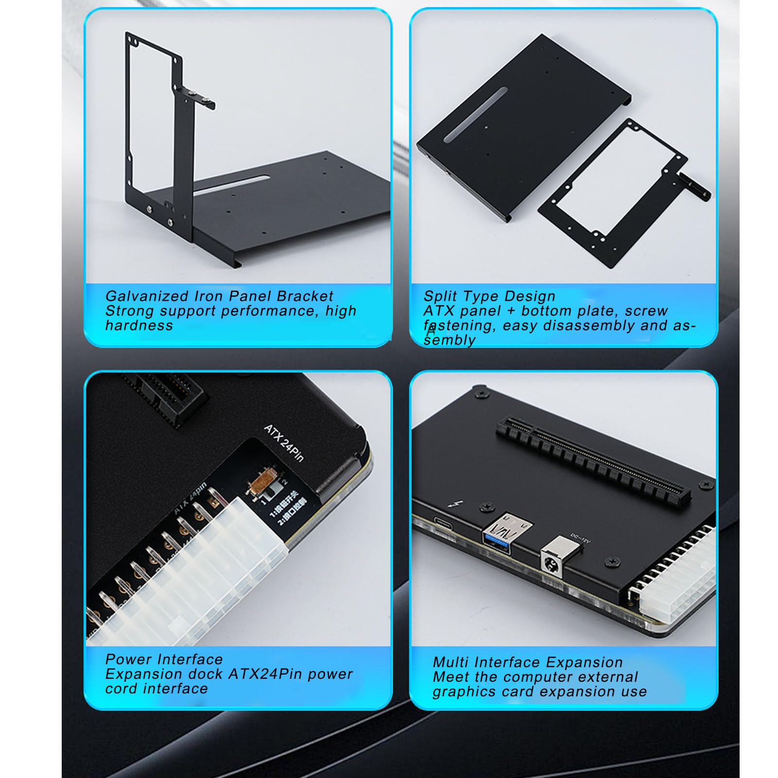 GOWENIC Station d'accueil GPU Externe PCIE 16X pour Ordinateur Portable