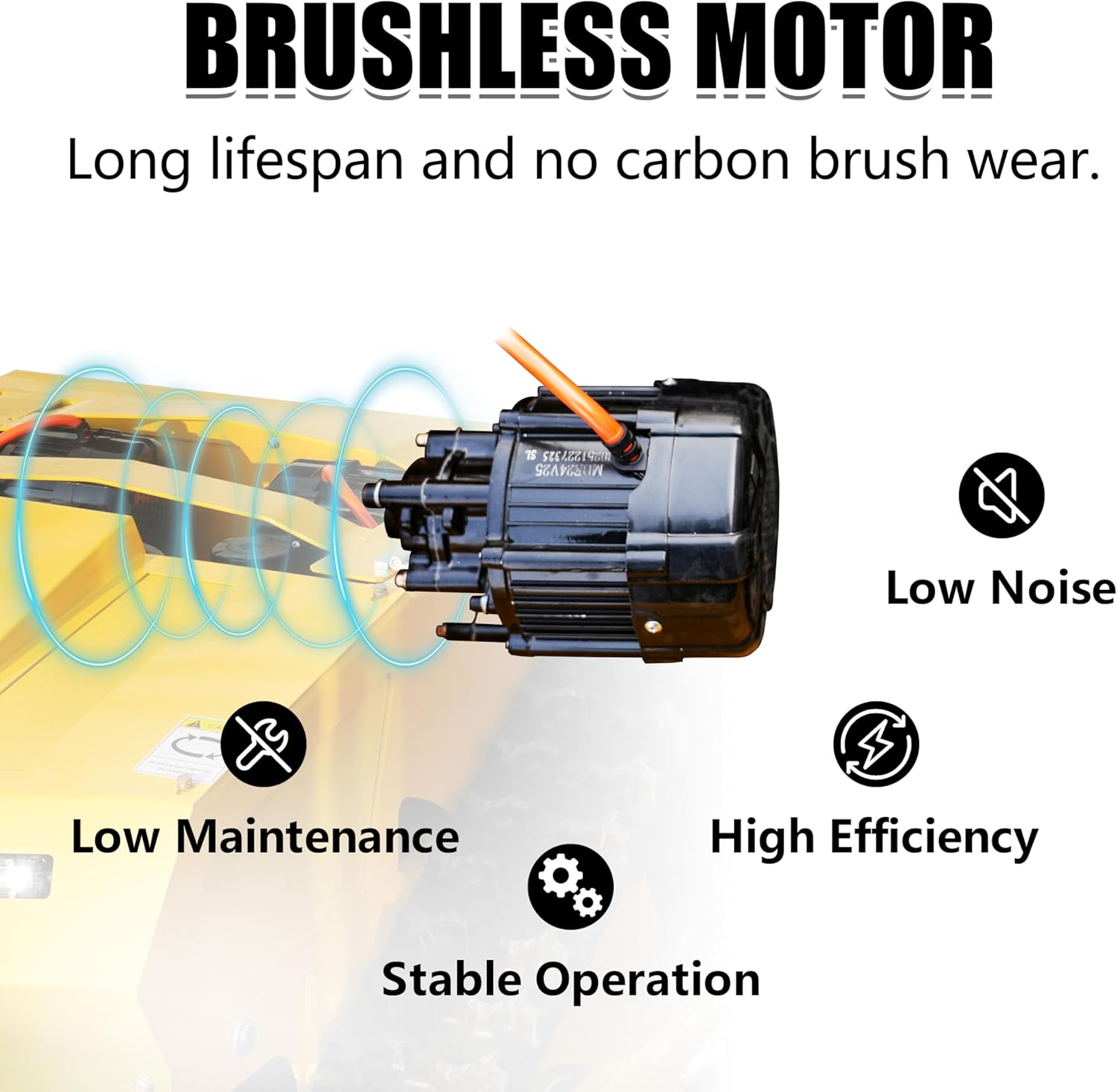 MHY55 224cc Remote Control Lawn Mower - Hybrid Crawler with Pure Copper Brushless Motor - All-Terrain Grass Cutter, 45° Climbing, 200m Remote Control