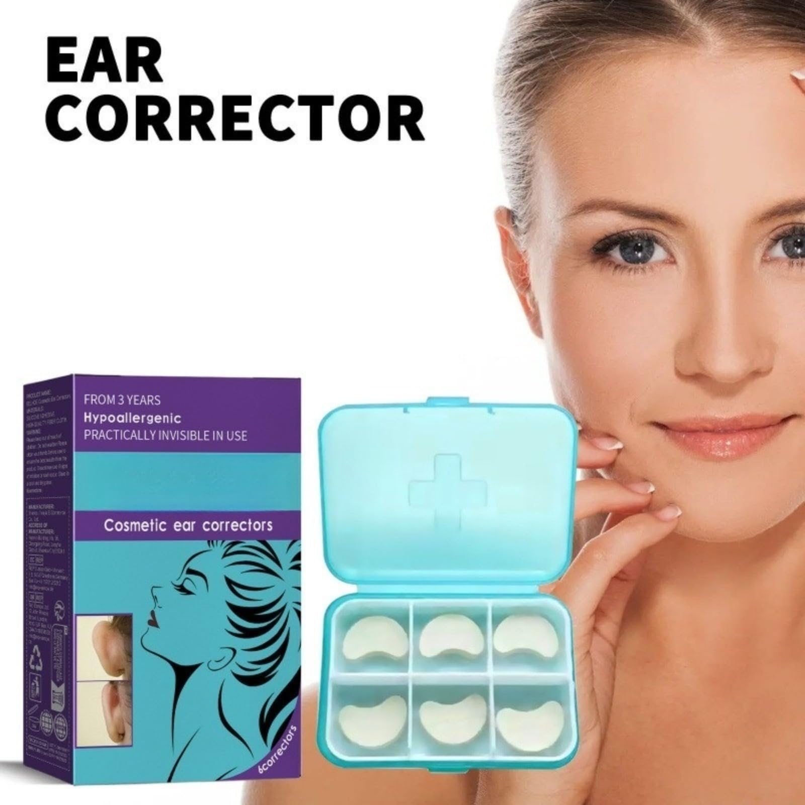 Correctores de oídos, parches para los oídos cosméticos, parches impermeables para los oídos, parches invisibles, corrección estética de los oídos