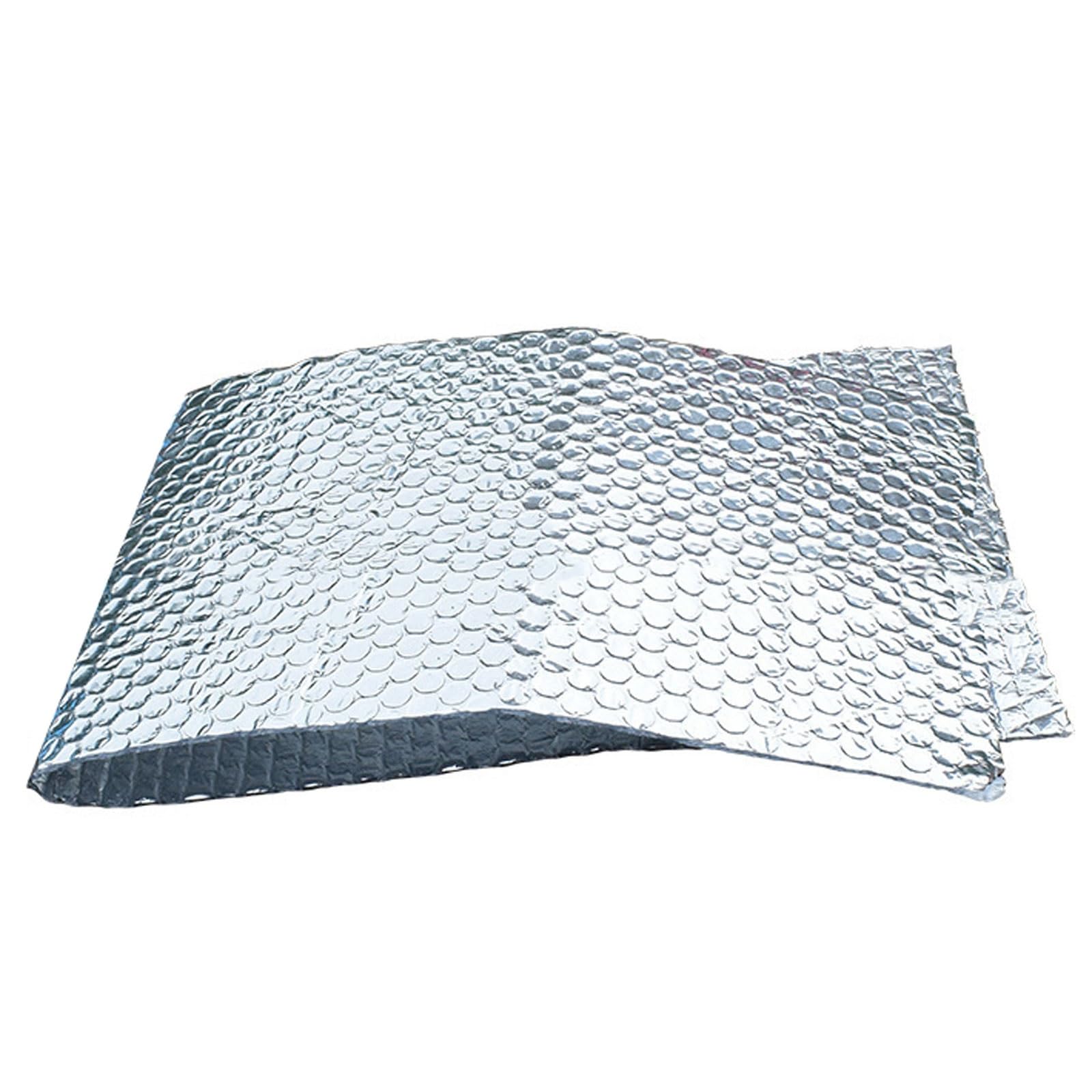 Pannelli riflettenti per radiatori, Rotolo di pellicola a bolle in alluminio for isolamento termico autoadesivo, diverse dimensioni(1x9m)