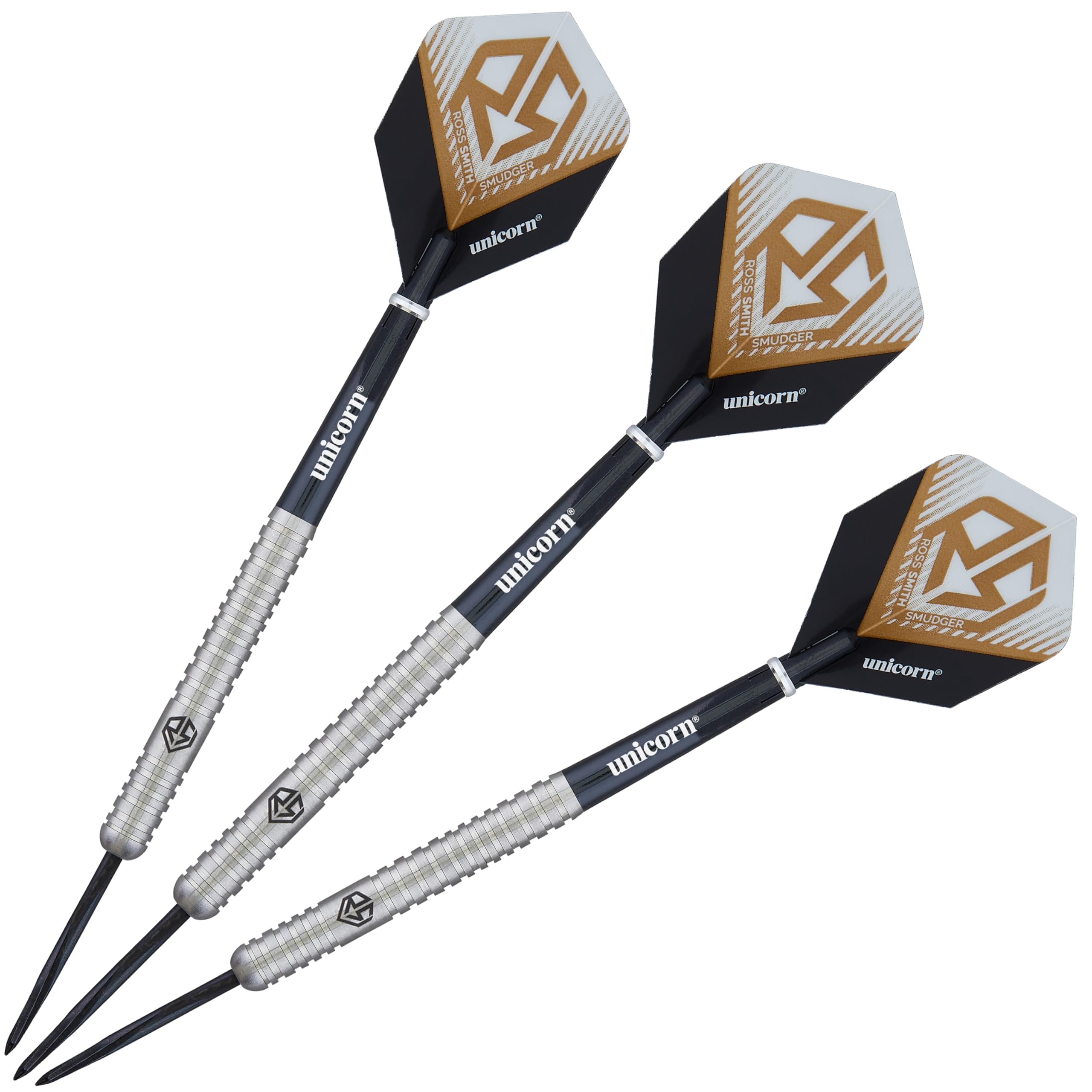 Unicorn Ross 'Smudger' Smith 90% Natural Tungsten Darts Set