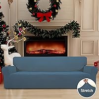 Vista 135 de Easy-Going - Funda elástica para sofá, 1 pieza, protector de muebles, suave, con parte inferior elástica, para niños, tela de jacquard de poliéster