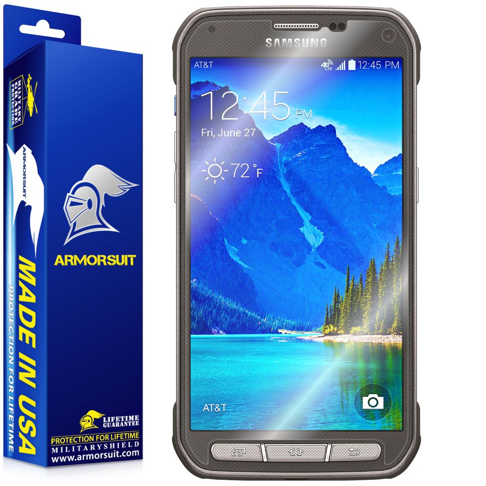 ArmorSuit MilitaryShield [Case Friendly] Screen Protector for Samsung Galaxy S5 Active - Anti-Bubble HD Clear Film
