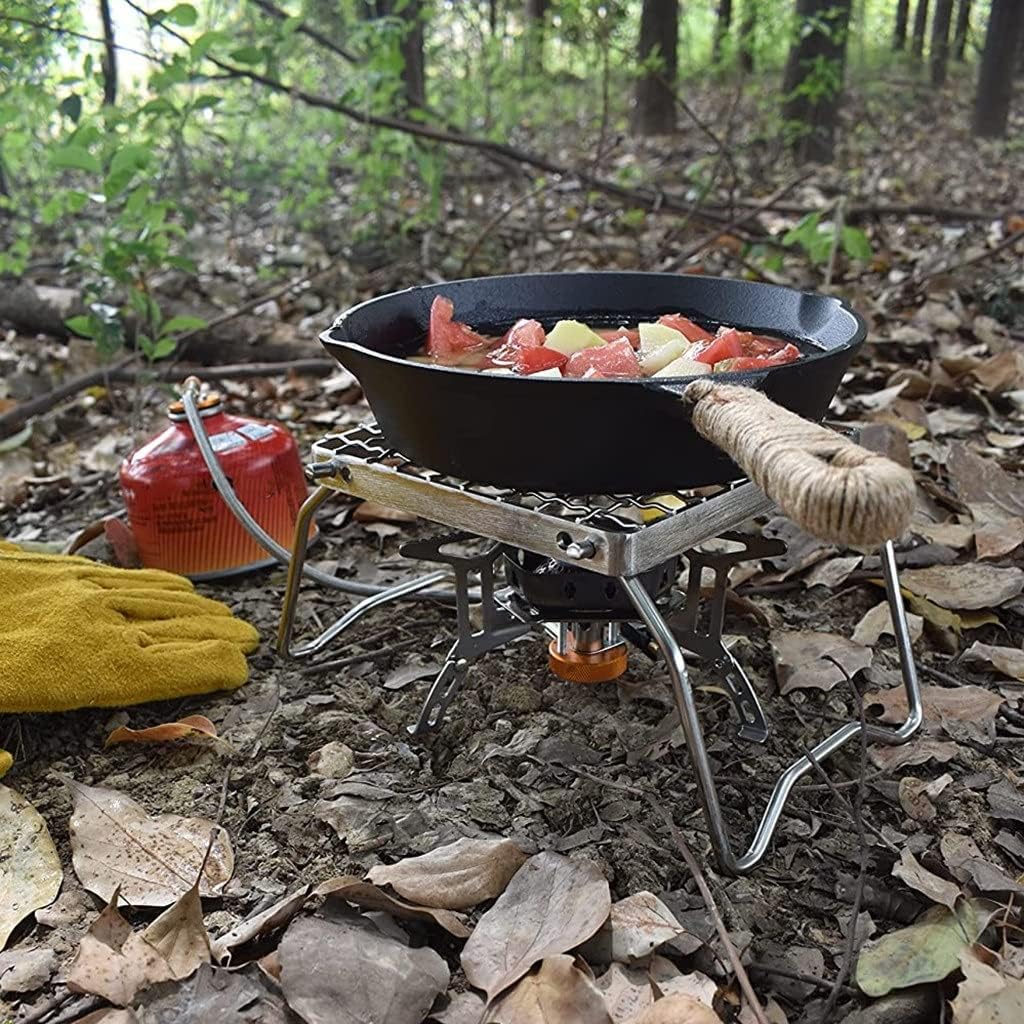 Folding Grill Gas Barbecue Tool BBQ Outdoor Portable Mini Campfire for Camping Picnic Grate