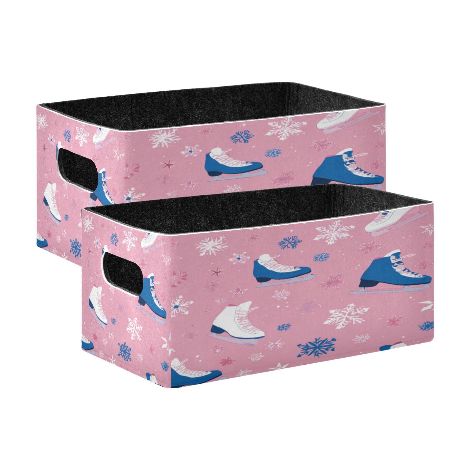 Panier de rangement patins à glace bac pliable robuste pour rangement