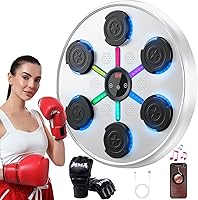 Vista 11 de Segunda Generación de Máquina de Boxeo con Música con Guantes de Boxeo, Máquina de Boxeo Montada en Pared con Música, Entrenador de Boxeo con Música
