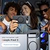 For Google Pixel 9/9 PRO Case for Magsafe Magnetic Mobile Phone Case for Pixel 9 Case Camera Protection Shockproof Scratch-Resistant Translucent Protective Case for Google 9 Pro Black