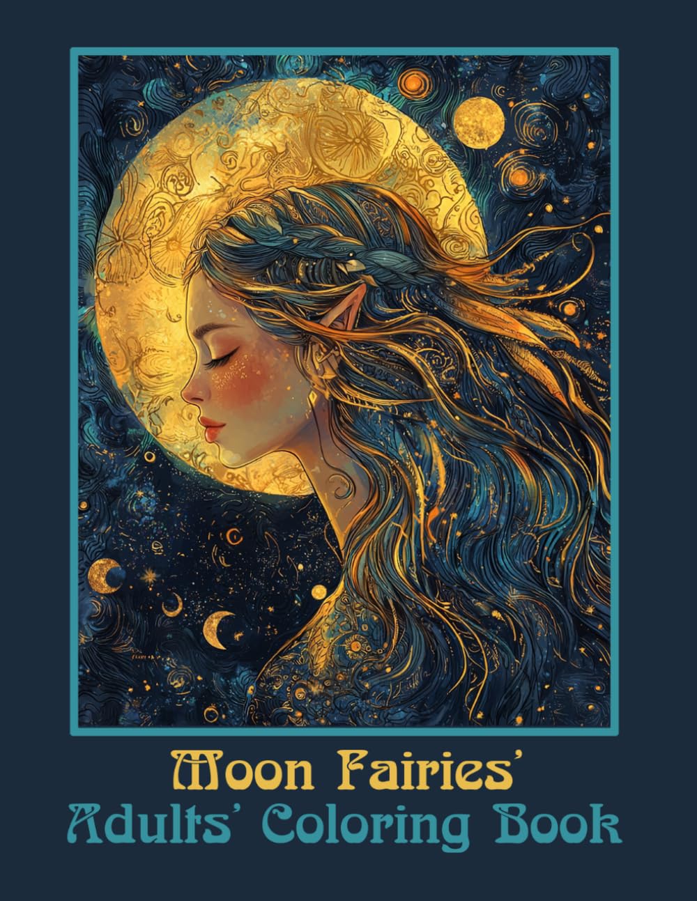 MOON FAIRIES': ADULT COLORING BOOK