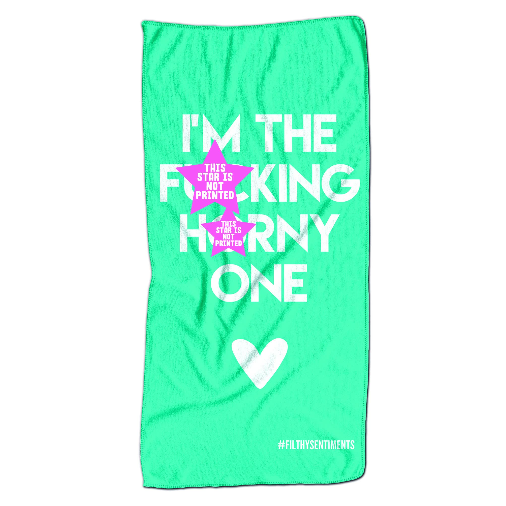 Horn One Cotton Mix Microfibre Beach Towel, Funny Towel Big Lounger Towel Novelty Travel Adult Bath Towels Large Lightweight Towel Suitable for Seaside Holiday Etc(Size：70*140cm)