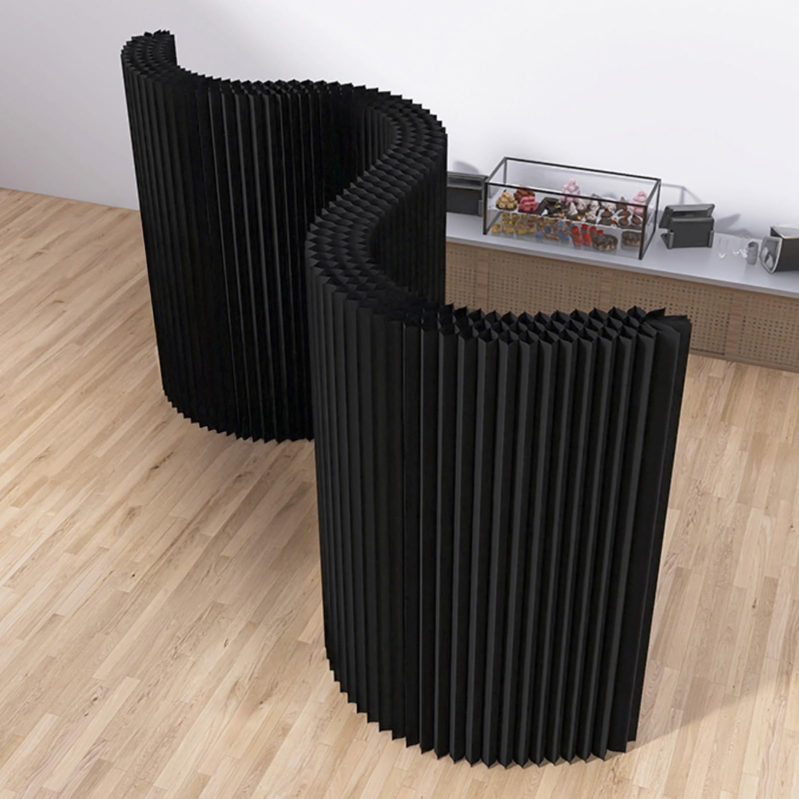 Decorative Room Divider Screen, Folding Paper Room Divider Portable Partition Lightweight No Assembly Multiple Sizes(120x200cm/47.2x78.7in)