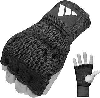 adidas インナーハンドラップ NEW スピード 左右セット ADIBP02S //ボクシング キックボクシング インナー グローブ 簡易バンテージ (X-Small)