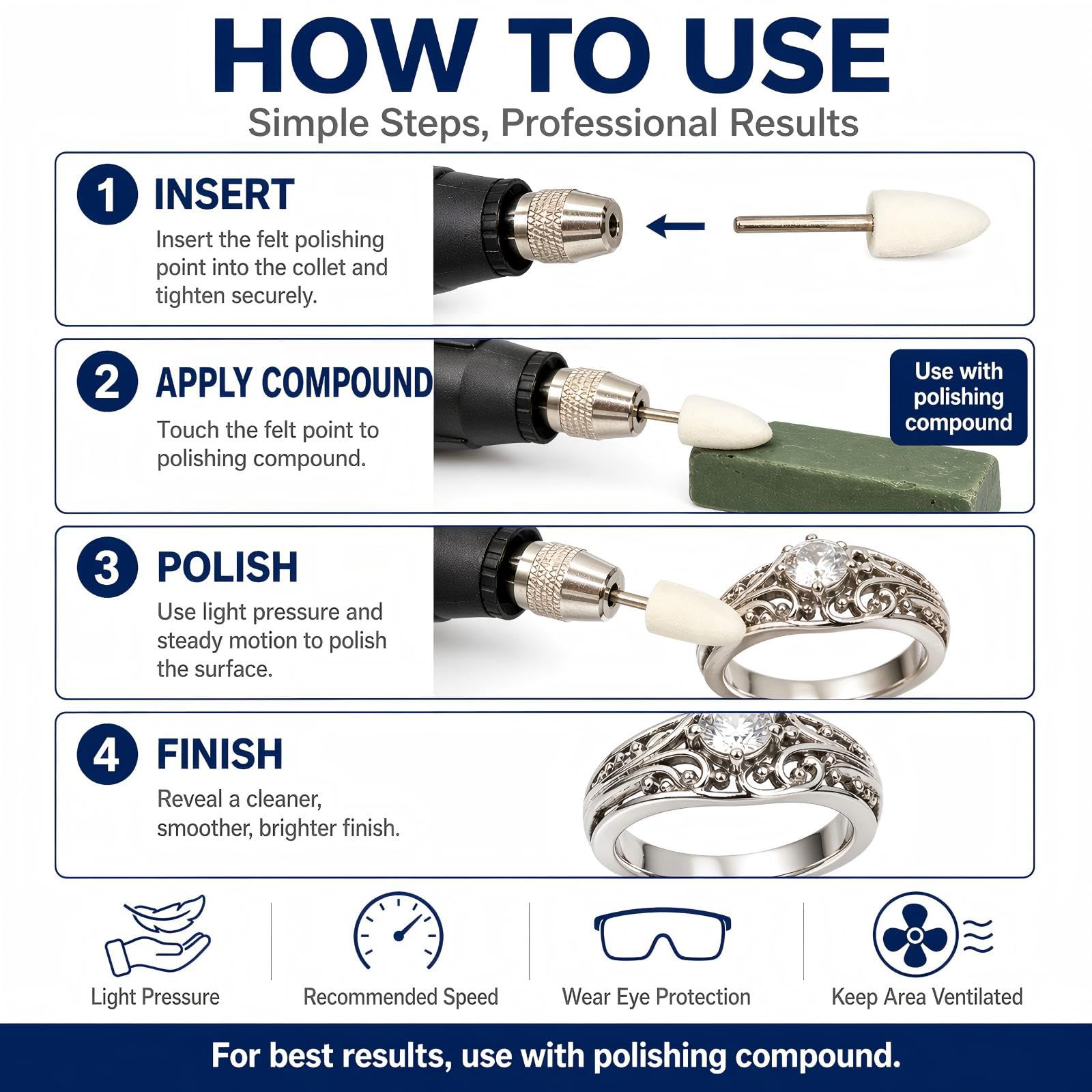 PHYHOO Buffing Wheel Kit - Restore Shine! -3